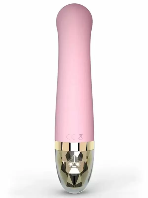 Элегантный вибратор Mystim Right on Ron, 16,5 см, 8 режимов, розовый