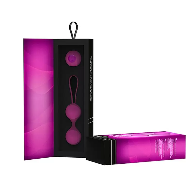 Набор из 3-х вагинальных шариков разного веса Stella II - Pink