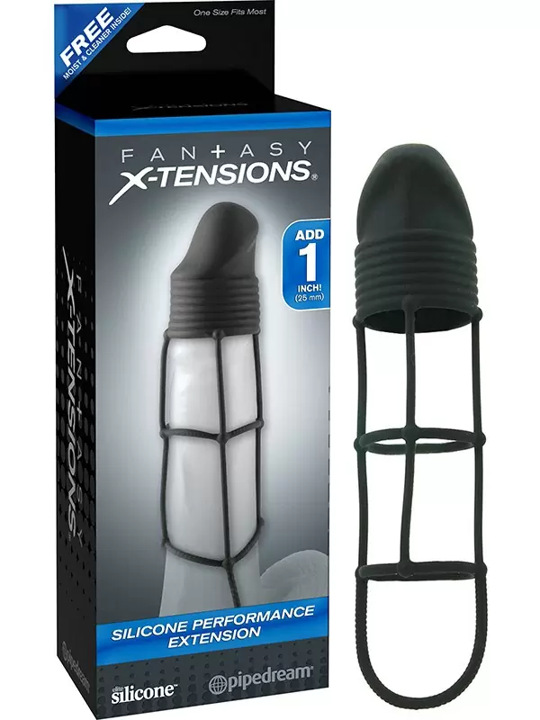 Насадка удлинитель Silicone Performance Extension – черная	
