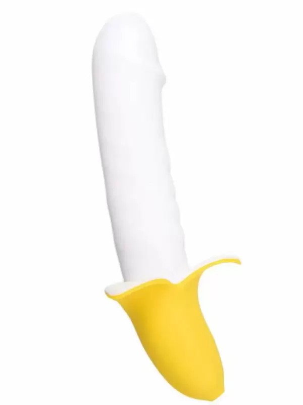 Экзотический вибратор-пульсатор JOS B-nana, с фрикциями, 8 режимов, 19 см