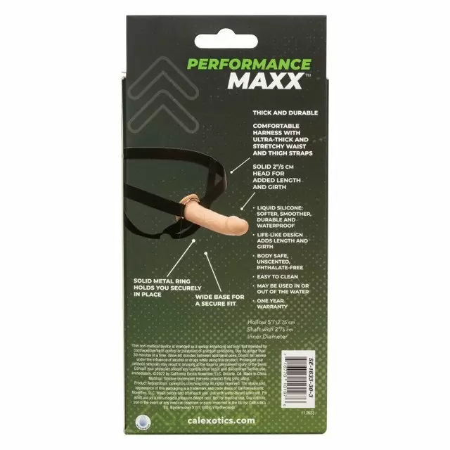 Фаллопротез California Exotic Novelties Performance Maxx Extension with Harness — телесный, 16 см, силикон