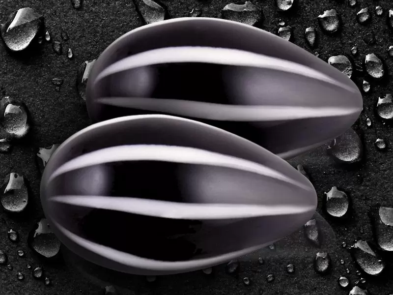 Вагинальные шарики из стекла Crystal Premium Glass - Black