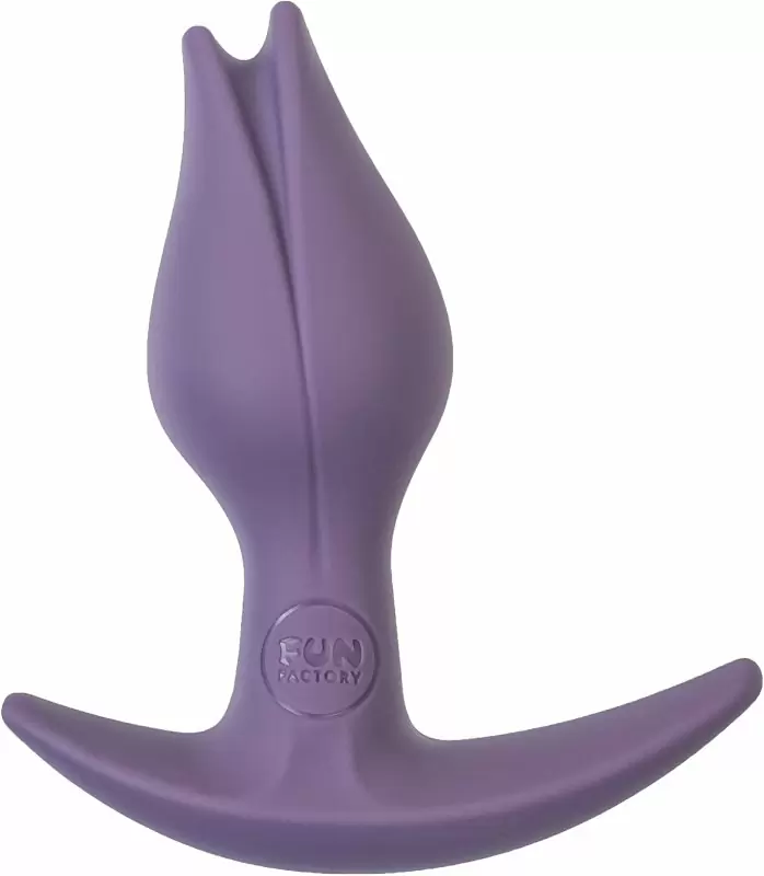 Эргономичная анальная пробка Fun Factory Analplug Bootie FEM, для ношения, силикон, фиолетовая
