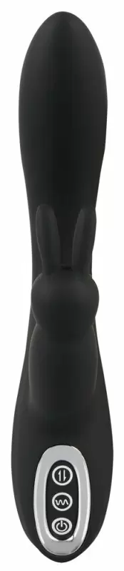 Тройной вибратор Sweet Smile Orion. 12.2 см, АБС/силикон, черный