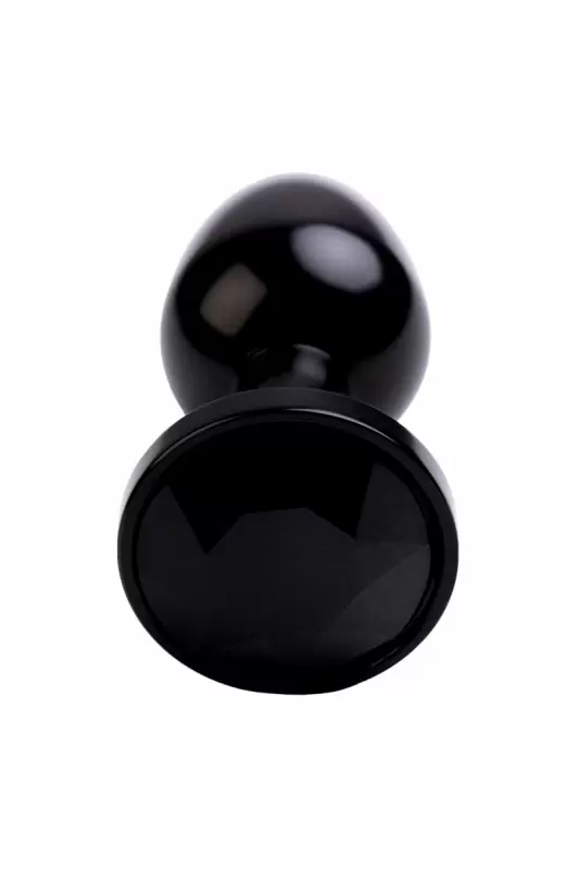 Маленькая металлическая анальная пробка TOYFA Metal с кристаллом - в ассортименте