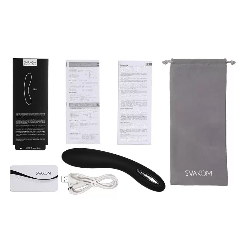 Вибромассажер Leo для точки G с интеллектуальным режимом – черный