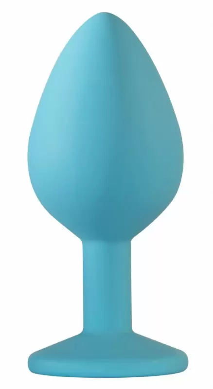 Анальная пробка Emotions Cutie Medium Turquoise light purple crystal 4012-04Lola