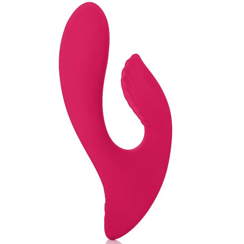 Вибромассажер с рельефным стимулятором клитора Silhouette S17 – красный