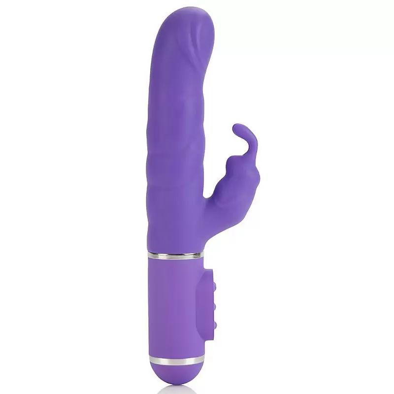 Вибромассажер Tantric Mantra со стимуляцией клитора – фиолетовый