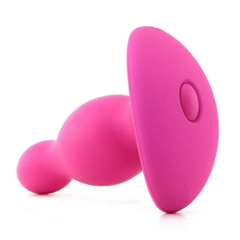 Анальная пробка с вибрацией Silicone 10 Function Risque – розовый