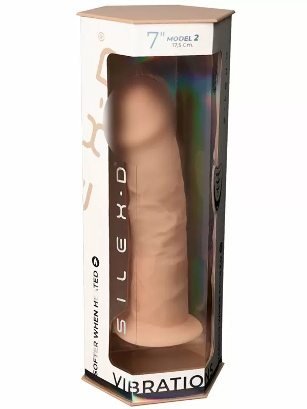 Реалистичный вибратор SILEXD Model 2, 17,5 см, 10 режимов, светло-телесный