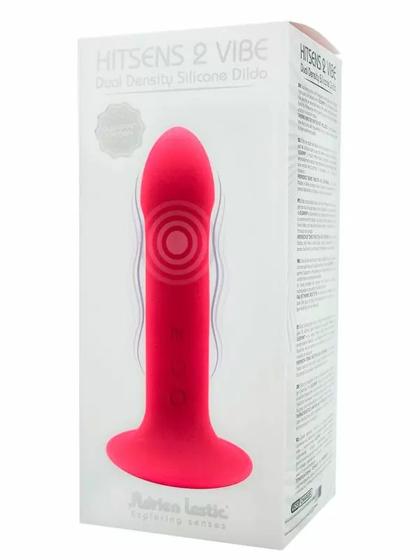 Гибкий вибратор Adrien lastic Hitsens 2, 10 режимов, 17,2 см, розовый