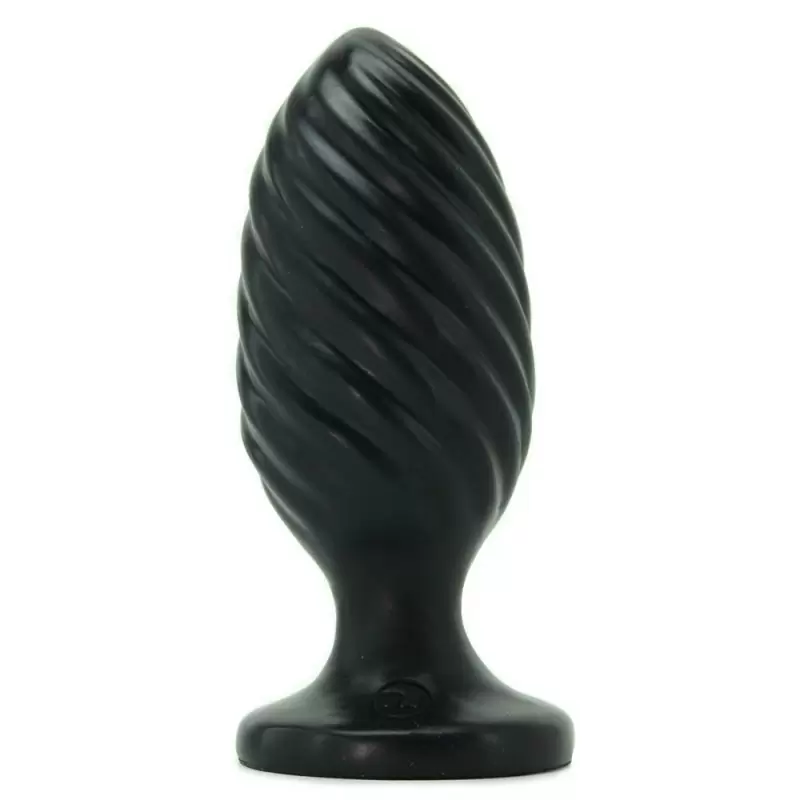 Анальная пробка Platinum Premium Silicone The Swirl – черный