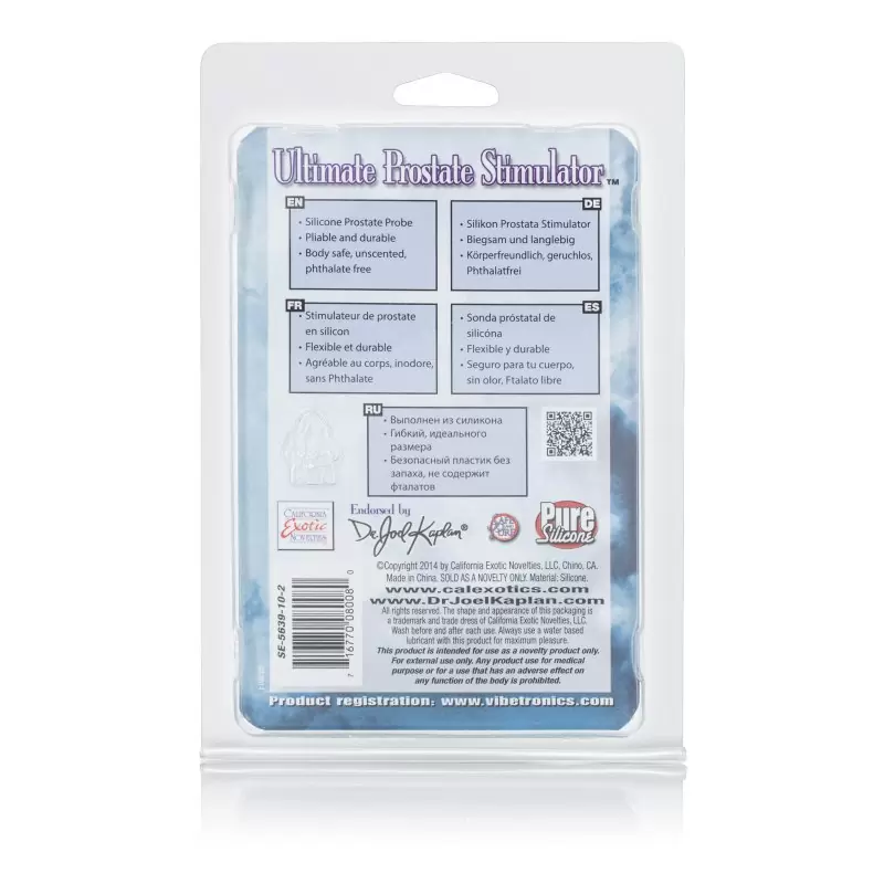 Стимулятор простаты Dr. Joel Kaplan Ultimate Prostate Stimulator – черный