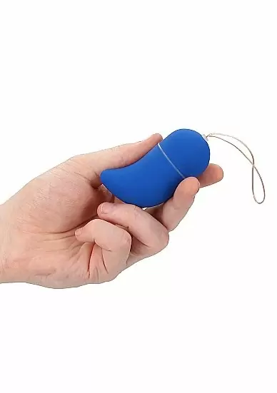 Виброяйцо для стимуляции точки G с пультом управления Medium Wireless Vibrating G-Spot Egg (Голубой)