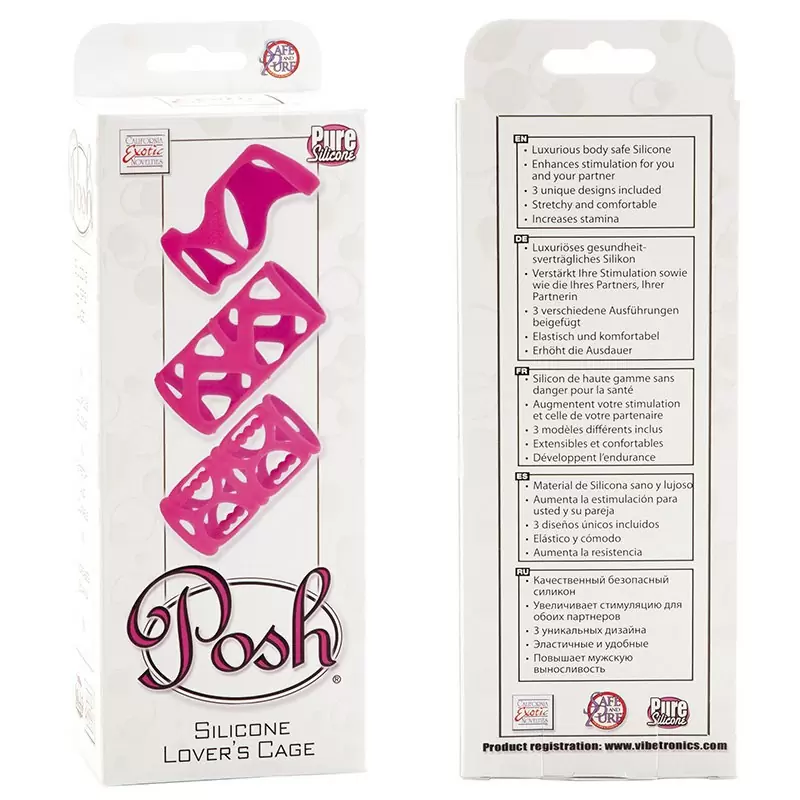 Набор силиконовых насадок Posh