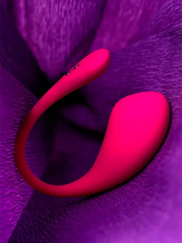 Интерактивное виброяйцо Lovense Lush 3, программируемое управление со смартфона, 7,6 см, силикон