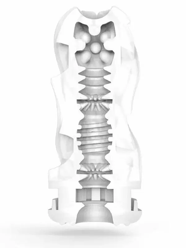 Нереалистичный мастурбатор Tenga, 15,5 см, ТПЭ, красный