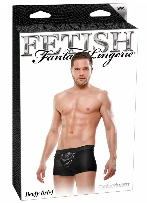 Удобные боксеры со съемным клапаном Beefy Brief - S/M