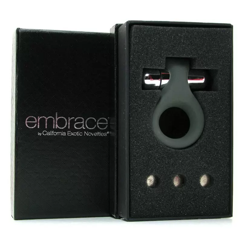 Вибро-кольцо Embrace Lover’s Ring – серое