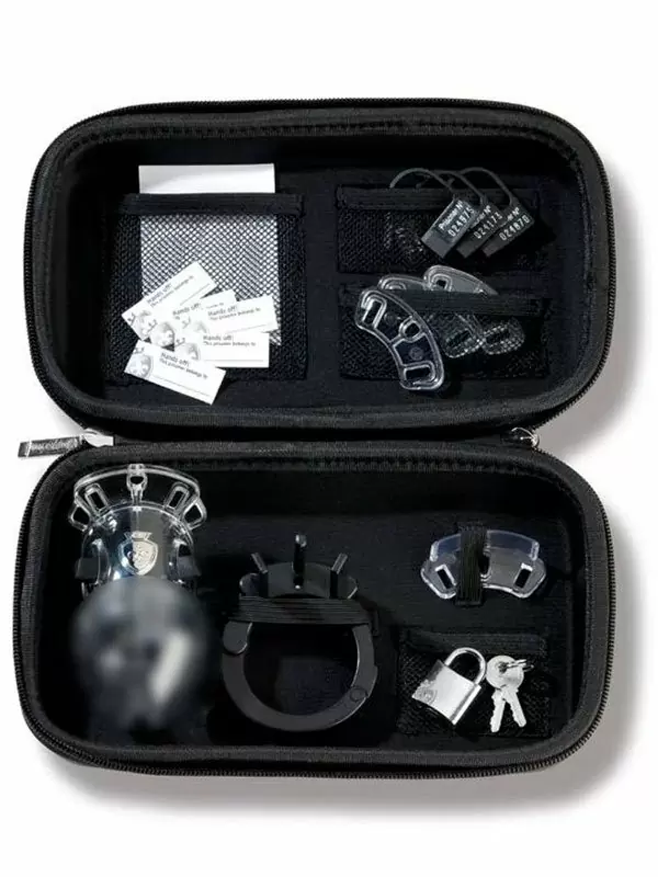 Пояс верности для мужчин Mystim 2, 8,2 см, серебристый