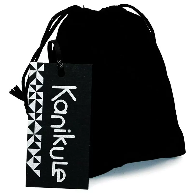 Средняя силиконовая анальная пробка Kanikule Medium с кристаллом – розовый с зеленым