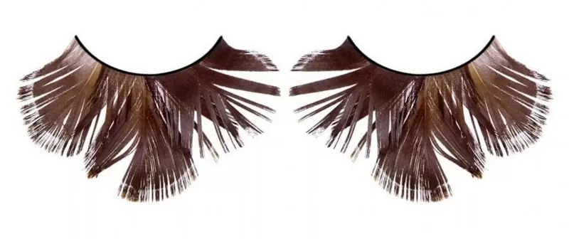 Ресницы перьевые Baci Чеграва – коричневый