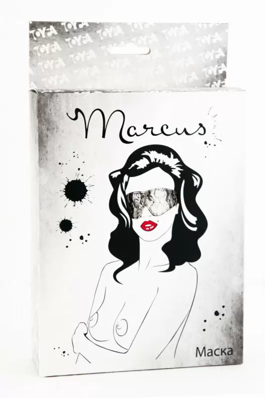 Кружевная маска TOYFA Marcus – серебристый