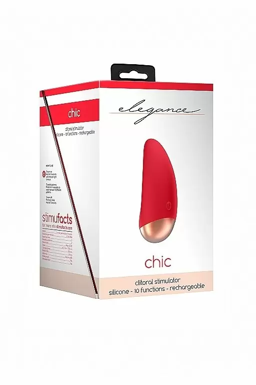 Клиторальный стимулятор Chic (красный)