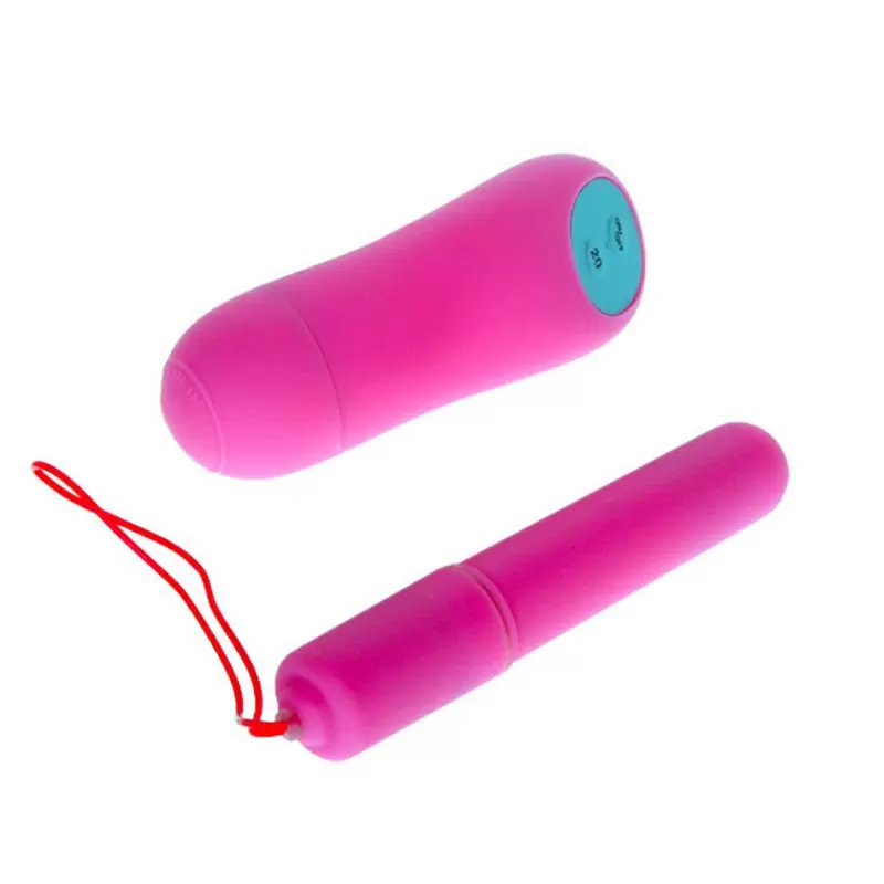 Длинная вибропуля Magic X20 с дистанционным управлением – розовый