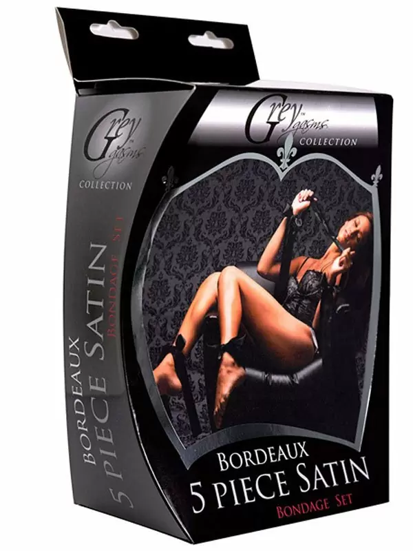 Фиксаторы для бондажа Bordeaux , 5 предметов, черный