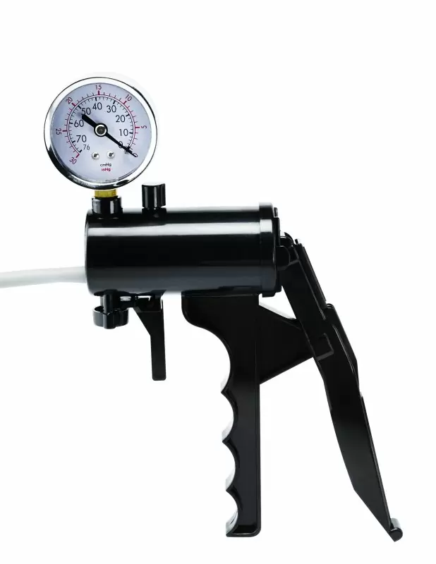 Вакуумная помпа-насос с удобной ручкой и датчиком давления Pipedream Pump Worx Max-Precision Power Pump – чёрный