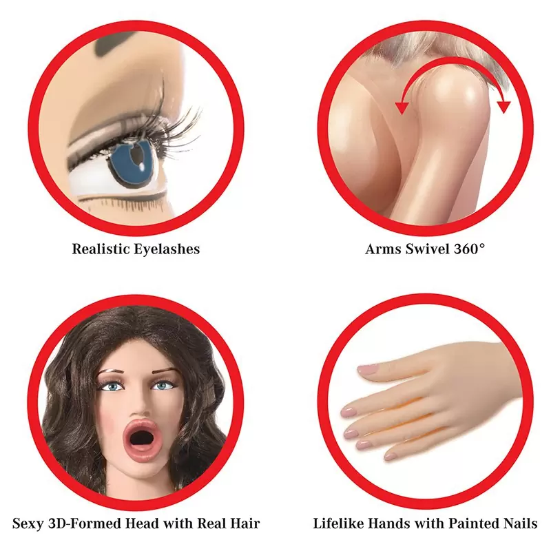 Кукла со вставками B.J. Betty с открытым ртом