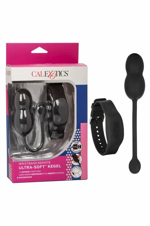 Ультра-мягкие вагинальные виброшарики с управлением при помощи браслета Ultra-Soft Kegel System