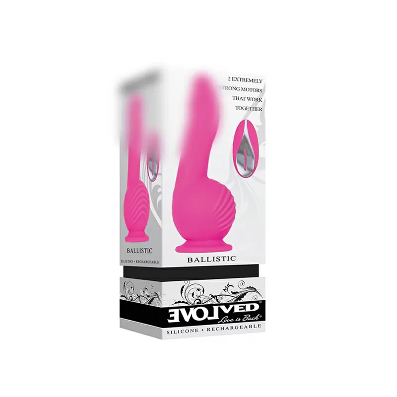 Реалистичный вибратор Evolved BALLISTIC с пультом ДУ и присоской. 10.8 см