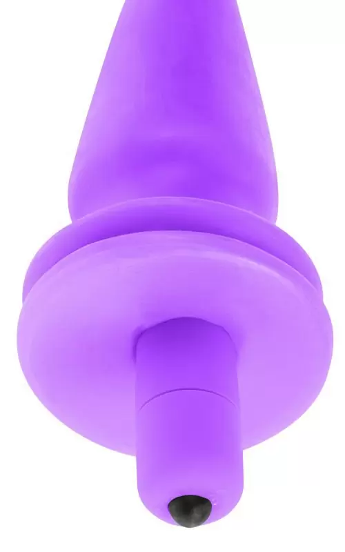 Анальный вибро-плаг Neon Vibrating Butt Plug – фиолетовый