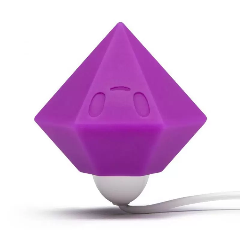 Клиторальный вибростимулятор Tokidoki Diamond в форме диаманта – фиолетовый