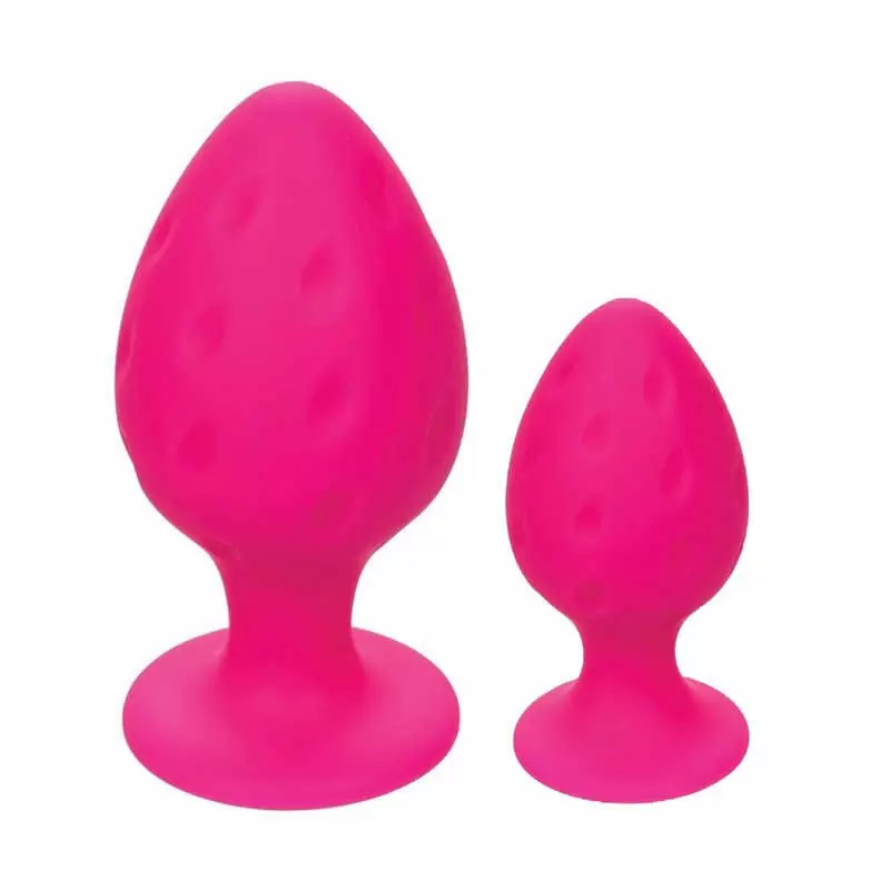 Набор из двух анальных пробок CHEEKY  — розовый