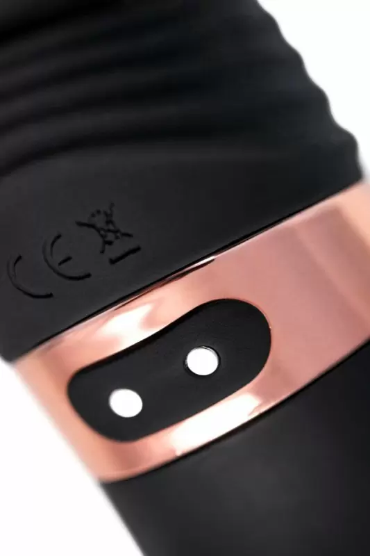 Черный рельефный вибратор Waname D-Splash Hurricane. 14 см. Силикон