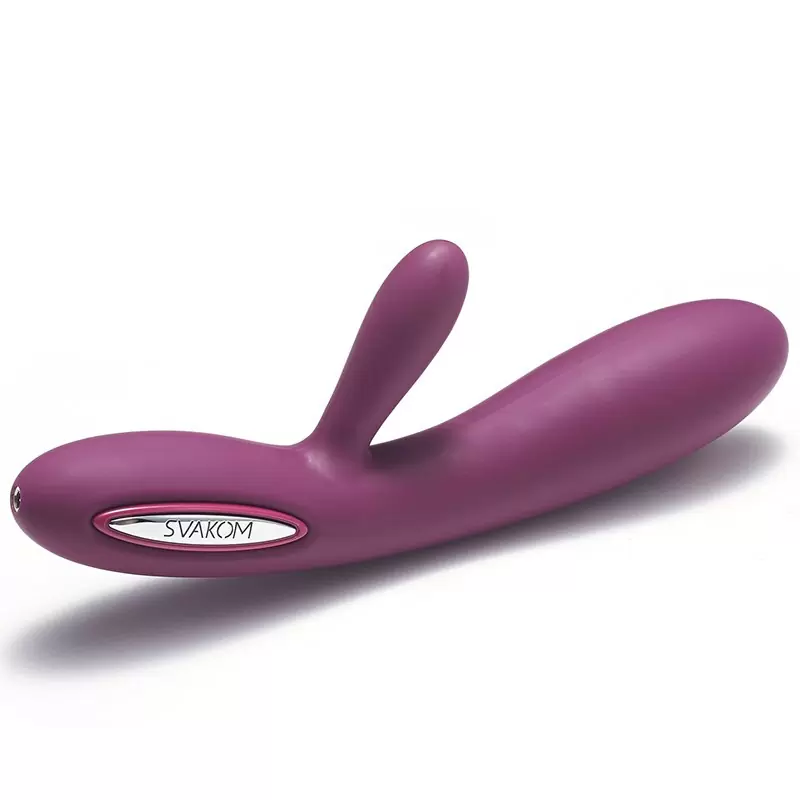 Двойной вибратор Lucas с интеллектуальным режимом, 48 ч без подзарядки – фиолетовый