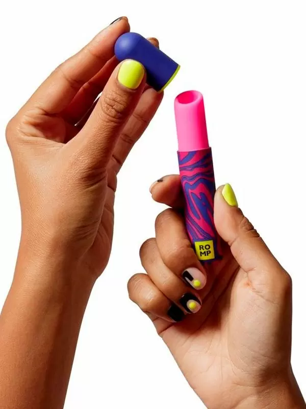 Бесконтактный стимулятор клитора Romp Lipstick, 7 скоростей, 10,5 см, в форме губной помады