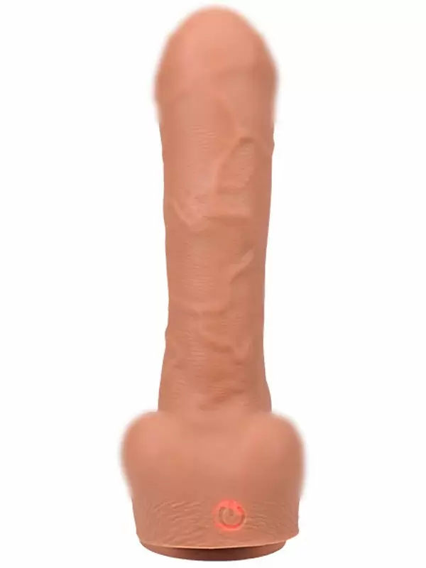 Компактная секс-машина Doc Johnson Uncut Thruster, с закрытой головкой, силикон, 8 режимов, 21,6 см