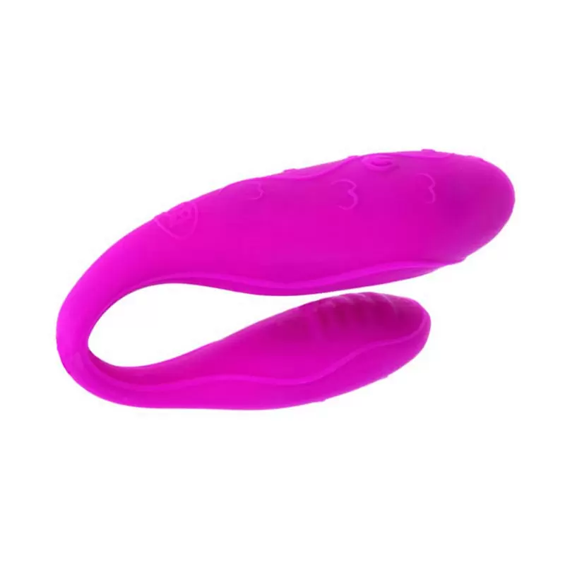 Вибромассажер для пар Vox Vibe с функцией реагирования на голос – фиолетовый