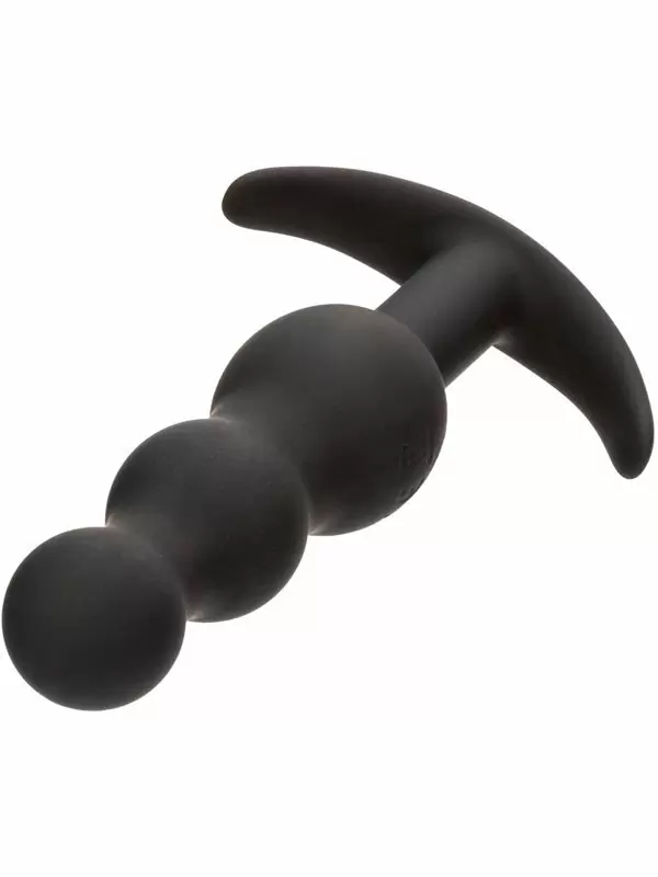 Анальная виброёлочка California Exotic Novelties Boundless Vibrating Beaded Plug, для ношения, 10 режимов, силикон