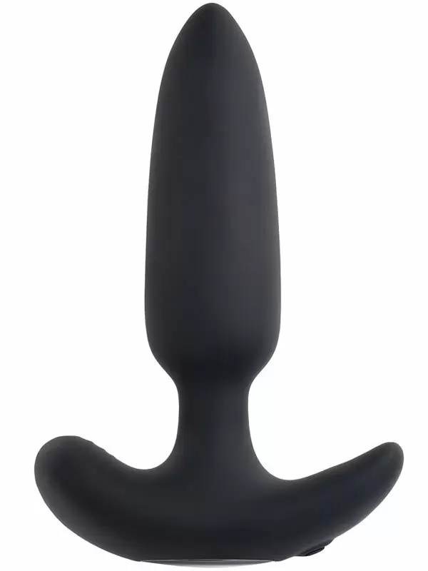 Анальная пробка Evolved Black Beauty, с вибрацией, с пультом ДУ, 7 режимов, 3 скорости, черный