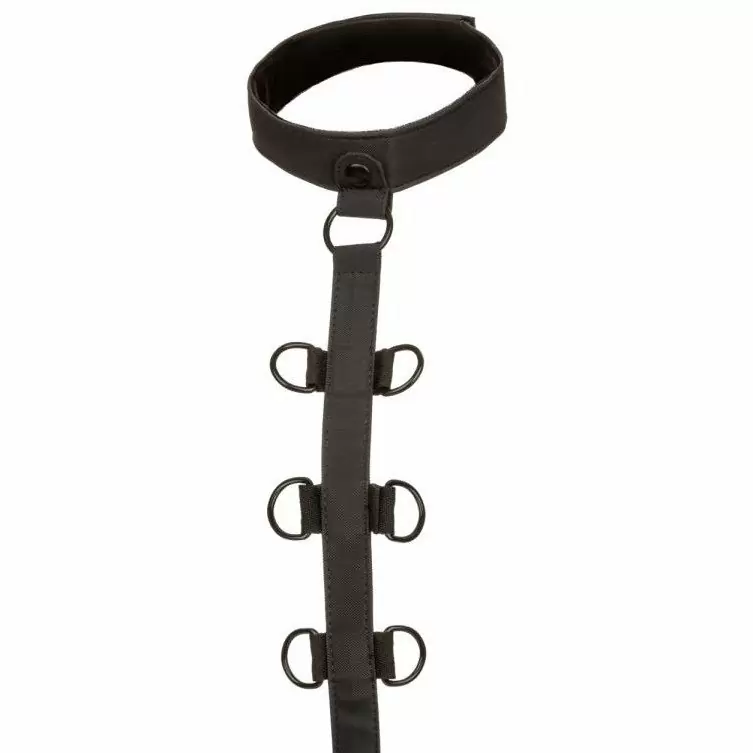 Бондаж нательный с ошейником и наручами «Collar Body Restraint»
