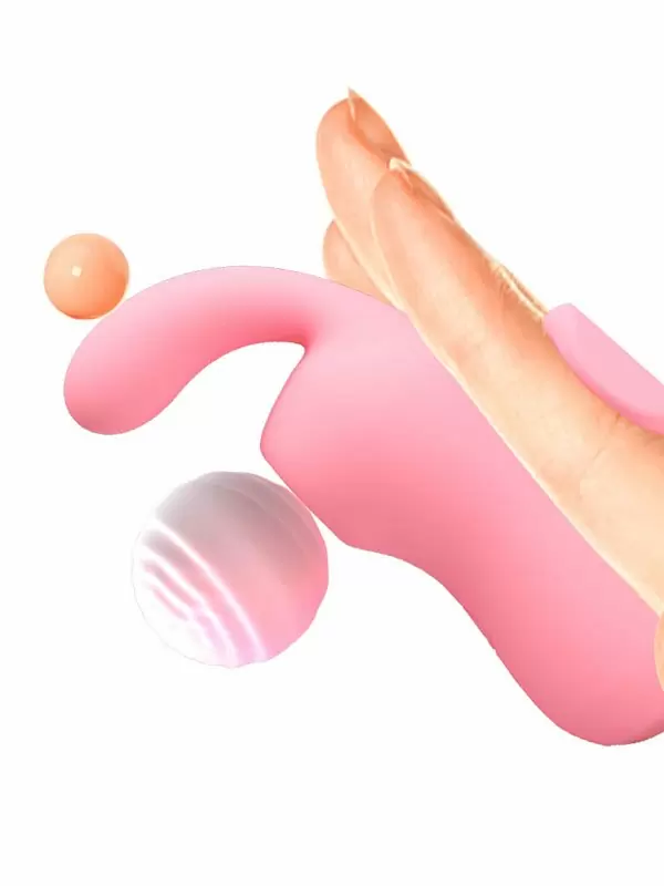 Вакуумный стимулятор клитора Baile Magic Fairy, с вибратором, 10 режимов, на палец