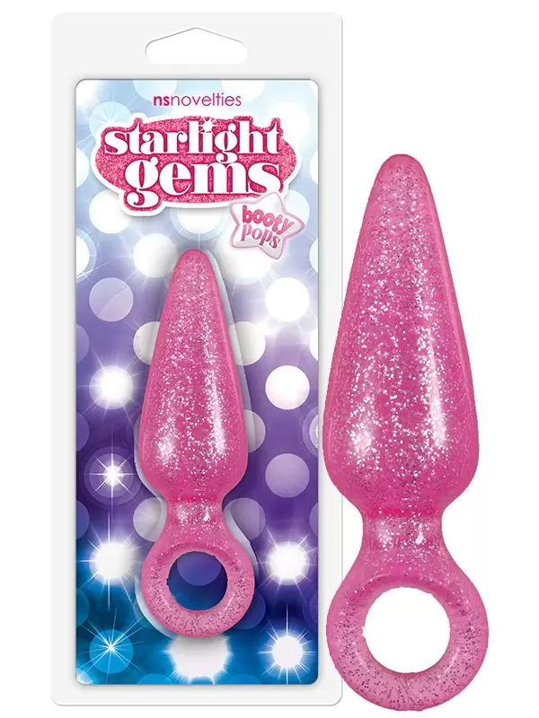 Анальная пробка Booty Pops средняя – розовая