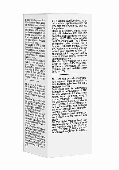 Перезаряжаемая вибропуля BGT - 7 Speed Rechargeable Bullet (золотая)