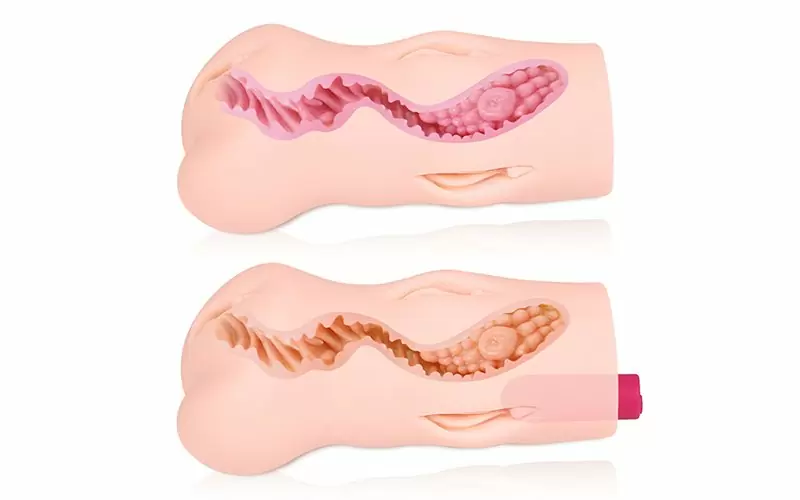 Реалистичный мастурбатор, имитирующий вагину с вибрацией «Dream Auto», Kokos